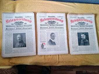 Nemecké vojnové noviny Berlín 1916-1918