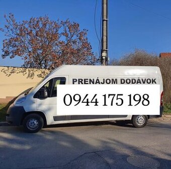 PRENÁJOM DODAVKY TOPOLČANY
