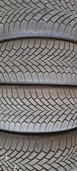 Predám 4ks jazdené zimné 205/55r16-91H Continental