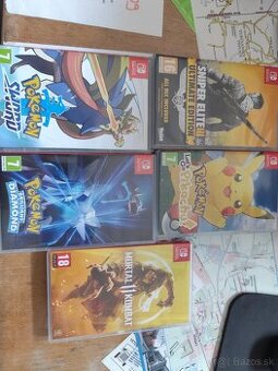 Predám hry na Nintendo Lite / switch