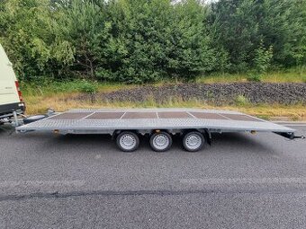 Predam privesny vozik 3500kg 3-napravy 6x2m