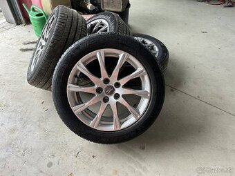 Original hlinikove disky R17 Audi A4 Michelin