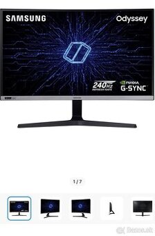 Herný monitor Samsung Odyssey 240Hz/ HDR (LC27RG50)