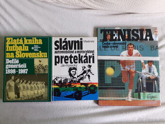 Knihy o futbale , tenise a Himaláje