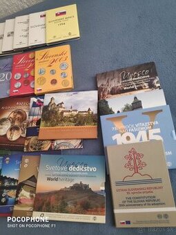 Ročníkové sady mincí Československa/Slovenska 1980-2022