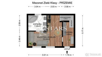 Skolaudované - 4 izbová NOVOSTAVBA mezonetu - 1