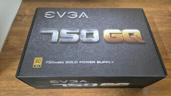 NOVÝ, nerozbalený zdroj EVGA 750 GQ (750W) – 80 Plus Gold