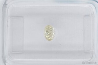 Oválny prírodný diamant 0,29 ct – IGI certifikát