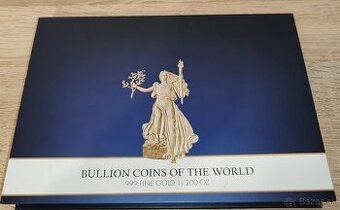 Zlatá kolekcia mincí BULLION COINS OF THE WORLD – 6ks (999/1