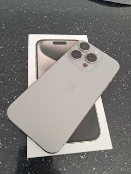 Iphone 15 pro 128gb (natural titanium) TOP STAV