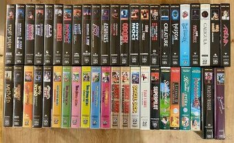 Zbierka originálnych VHS kaziet
