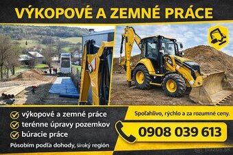 Ponukam Výkopové a zemné práce