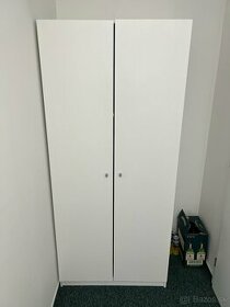 Skriňa s 2 dverami, biela, 79x176 cm KLEPPSTAD IKEA