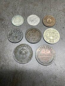 Staré mince a odznaky