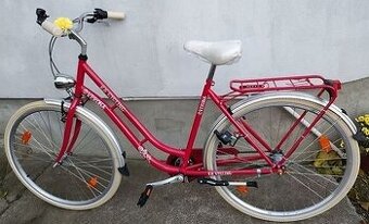 Dámsky trekingový mestský bicykel