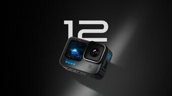 GoPro 12 BLACK + 3 batérie a príslušenstvo