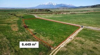 Podhorany – 6.449 m2 ORNÁ PÔDA v podiele 1/1 – Predaj