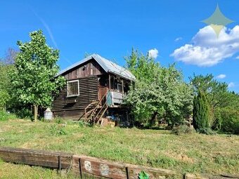 Predaj, podpivničená, murovaná záhradná chata s menšou záhra