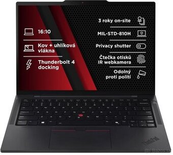 Predam Lenovo ThinkPad T14s Gen 6 Black (3 roky NBD ONSITE s