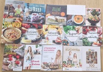 Kuchárske knihy, zdravé recepty..