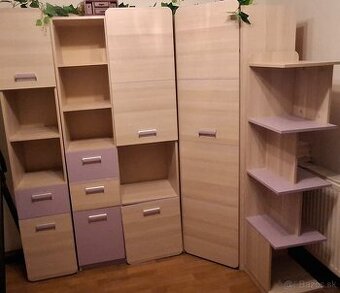 Detská izba Lorento jaseň fialová