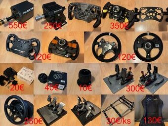 Simracing vybavenie Fanatec, Simagic, Thrustmaster - 1
