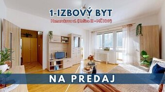 1 (až 1,5) izbový byt, Hemerkova ul, 36 m2, lodžia, upravený