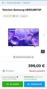 Samsung UE55U8072F