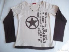 Tričká s dlhým rukávom rôzne - 134/140, 140, 146
