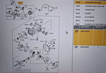 478003B520. 47800-3B520 haldex. KIA. HYUNDAI. novy.