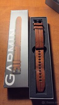 Predam original kozeny remienok Garmin 22 mm