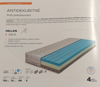 Matrac Helen antidekubitný so strieb. Vláknom