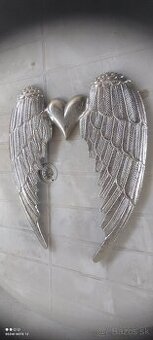 Nástenná dekorácia anjelské krídla