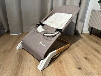 PETITE&MARS - Detské ležadlo húpatko CALMY hnedá