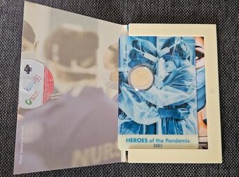 2 Euro Malta 2021 - Hrdinovia pandemie (BU)