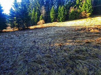 Slnečný pozemok na samote pri horskom potoku – Klokočov