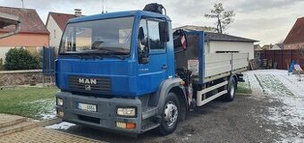 MAN LE 15.220 valník s hydraulickou rukou Hiab 071
