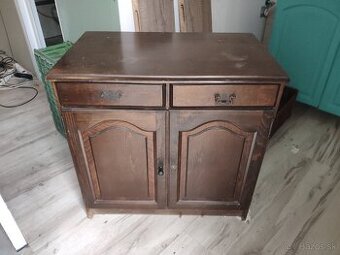 Starožitná skriňa, retro komoda, starožitný nábytok