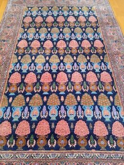 ⭐Investičný perzský hodvábny koberec Isfahan 192x120 cm⭐