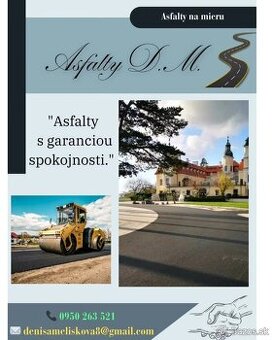 Asfaltovanie a pokládka obrubnikov