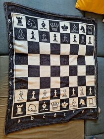 Šach - fleecoová deka