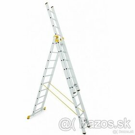 Hliníkový rebrík 3 x 14 priečok