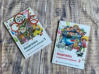 Knihy - Rozprávky o dopravných značkách - 2ks