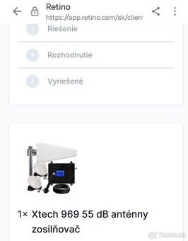 Zosilovač signálu 2G,3G,4G