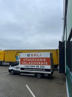 Sťahovanie Šaľa, skladovanie, preprava,+ hydraulická plošina