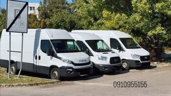 Prenájom Dodávok vodicak B Preprava Prenajom Dodavka od 35€