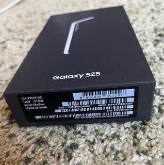 Samsung S25 512 GB Silver Shadow nerozbalený