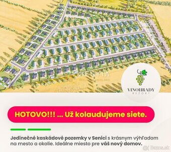 Stavebné pozemky v novej lokalite VINOHRADY REZORT Senica