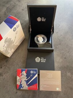 2017 Britannia 5 Oz Silver Proof limitovana edicia