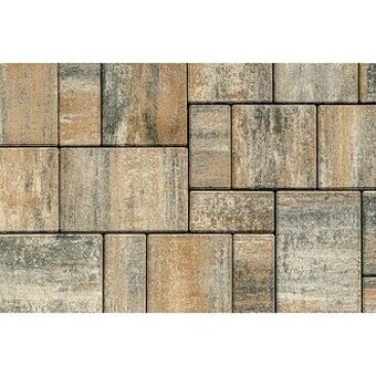 Zámková dlažba farebná